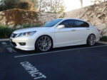 Fit 2008-2012 Honda Accord Clip-On Chrome Trim Vent Window Visors Rain Sun Wind Guards Shade Deflectors - Image 2