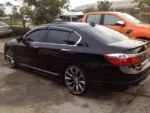 Fit 2008-2012 Honda Accord Clip-On Chrome Trim Vent Window Visors Rain Sun Wind Guards Shade Deflectors - Image 6