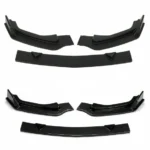 Fit 2014-2017 Infiniti Q50 Sedan Front Bumper Lip Spoiler Cover (Carbon Fiber Print) - Image 4