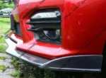 Fit 2014-2017 Infiniti Q50 Sedan Front Bumper Lip Spoiler Cover (Carbon Fiber Print) - Image 5