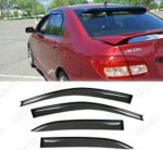 Fit 2007-2015 INFINITI G25 G35 G37 Q40 Out-Channel Vent Window Visors Rain Sun Wind Guards Shade Deflectors - Image 2