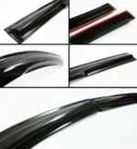 Fit 2012-2017 TOYOTA CAMRY 3D Mugen Style Vent Window Visors Rain Sun Wind Guards Shade Deflectors - Image 6