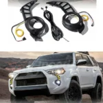Fit 2014-2021 Toyota 4Runner DRL Turn Signal LED Daytime Running Light Fog Lamps - Image 7