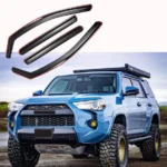 Fit 2019-2024 Toyota 4Runner In-Channel Vent Window Visors Rain Sun Wind Guards Shade Deflectors