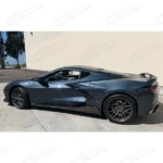 For 2020-2023 Chevrolet Corvette C8 Gloss Black Z51 Performance Style Side Body Kit Skirts - Image 6