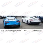 For 2020+ CHEVROLET CORVETTE C8 Z51 PACKAGE DUCKTAIL REAR TRUNK SPOILER - Image 3