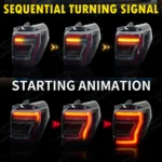 Fits Toyota 4Runner 2014-2024 Full LED Tail Lights Sequential Assembly - Image 6