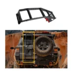 For Toyota 4Runner 2010-2022 Adjustable Aluminum TRD PRO Style Rear Hatch Ladder