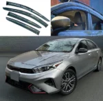 Fits Forte 2019-2024 Carbon Fiber Trim Window Vent Visor Sun Guard Deflector