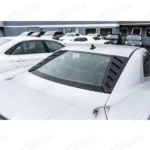 For Chevy Chevrolet Camaro 5th 2010-2015 Matte Black Sunshade Rear Window Louver - Image 4