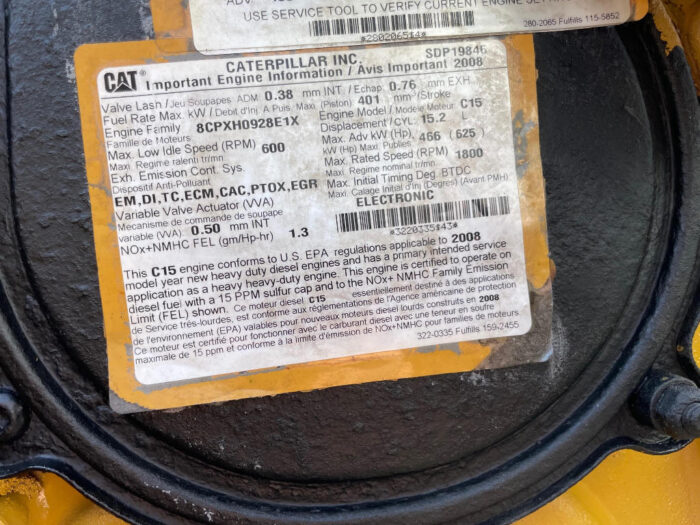 2008 CAT C15 ACERT ENGINE - Image 3