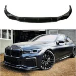 For 2020-2022 BMW 7 Series G12 Gloss Black Front Bumper Lip Spoiler