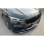 For 2020-2022 BMW 7 Series G12 Gloss Black Front Bumper Lip Spoiler - Image 7