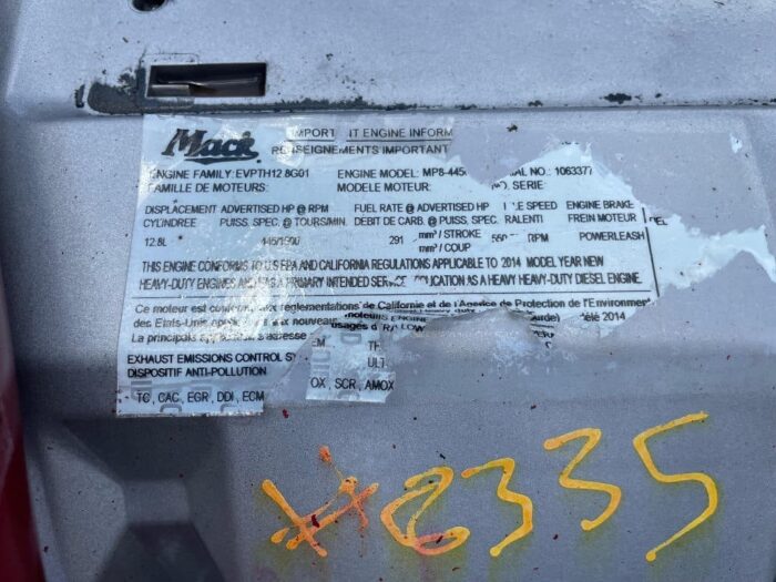2014 MACK MP8 ENGINE - Image 2