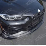 Fits 2021-2025 BMW G22/G23 430i/M440i CSL Style Real Carbon Fiber Front Lip Spoiler - Image 3