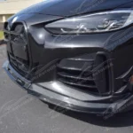 Fits 2021-2025 BMW G22/G23 430i/M440i CSL Style Real Carbon Fiber Front Lip Spoiler - Image 2