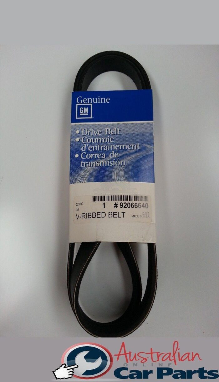 DRIVE BELT suitable for Holden COMMODORE VZ AWD V6 WATER PUMP & A/CON GENUINE ALLOYTEC NEW - Image 1
