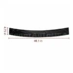 Fit 2018-2023 Honda Accord Rear Window Visor Roof Spoiler Wing (Gloss Black) - Image 7