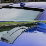 Fit 2018-2023 Honda Accord Rear Window Visor Roof Spoiler Wing (Gloss Black) - Image 4