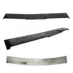 Fit 2018-2023 Honda Accord Rear Window Visor Roof Spoiler Wing (Gloss Black) - Image 8