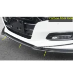 Fit 2018-2023 Honda Accord 4Dr Sedan Front Bumper Lip Spoiler (Carbon Fiber Print) - Image 5