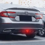 Fit 2018-2023 Honda Accord Sport Rear Diffuser Spoiler w/ LED Brake Light (Carbon Fiber Print) - Image 12