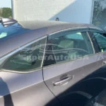 Fit 2018-2023 Honda Accord 3D Wavy Style Chrome Trim Vent Window Visors Rain Sun Wind Guards Shade Deflectors - Image 3