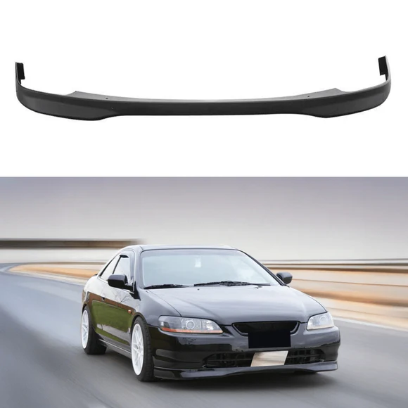 Accord01lippu1_77fdaaef-15a0-4856-975b-1995bf2faaeb.webp Fits 2001-2002 Honda Accord Coupe PU Front Lower Lip 1 Pc Spoiler - Image 1