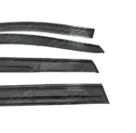 Black RAV4 3D Mugen Style Window Visors Rain Sun Wind Guards For 2019-2025 Toyota - Image 2