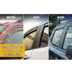 Carbon Fiber Print Trim Window Visor Shade Deflector For Subaru Forester 2014-2018 - Image 7