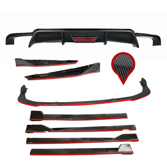 For Full Body Kit Set 4-iN-1 -LED Light Fits Toyota Camry 2018-2024 - Image 4