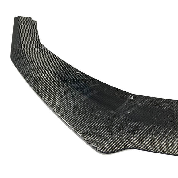 Fits Ford Mustang 2024-2025 Real Carbon Fiber Front Splitter Lip Spoiler (1pc) - Image 10