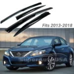 Fit 2013-2018 Nissan Altima 3D Mugen Style Vent Window Visors Rain Sun Wind Guards Shade Deflectors - Image 3