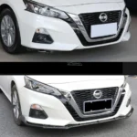 Fit 2019-2020 NISSAN ALTIMA FRONT BUMPER LIP SPOILER SPLITTER (Gloss Black) - Image 5
