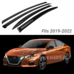 Fit 2019-2023 Nissan Altima Vent Window Visors Rain Sun Wind Guards Shade Deflectors - Image 3