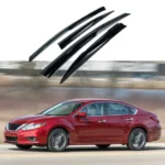 Fit 2013-2018 Nissan Altima 3D Mugen Style Vent Window Visors Rain Sun Wind Guards Shade Deflectors