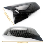 Fits BMW 1/3/4 series M2 Rearview Side Mirror Cover Caps Horn Style (Carbon Fiber Print) - Image 5