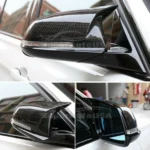 Fits BMW 1/3/4 series M2 Rearview Side Mirror Cover Caps Horn Style (Carbon Fiber Print) - Image 3
