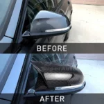 Fits BMW 1/3/4 series M2 Rearview Side Mirror Cover Caps Horn Style (Carbon Fiber Print) - Image 4