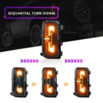 Fits Ford Bronco 2021-2024 Full LED Tail Lights Sequential Assembly - Image 9
