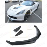 Fits Corvette C7 Stage 2 Front Lip Side Skirts Rear Spoiler Full Body Kit - Image 7