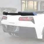 Fits Corvette C7 Stage 2 Front Lip Side Skirts Rear Spoiler Full Body Kit - Image 29