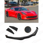 Fits Corvette C7 Stage 2 Front Lip Side Skirts Rear Spoiler Full Body Kit - Image 35