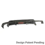 Fit 2018-2023 Toyota Camry Rear Bumper Lower Diffuser Spoiler with LED Light (Carbon Fiber Print) - Image 5