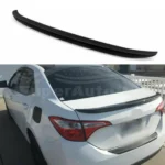 Fit 2014-2019 Toyota Corolla OE Style Rear Trunk Spoiler Wing (Unpainted / Matte Black) - Image 3