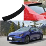 Fit 2020-2021 Toyota Corolla 4 Door Sedan Roof Spoiler Wing (Gloss Black)