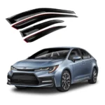 Fit 2020-2025 Toyota Corolla Out-Channel Vent Window Visors Rain Sun Wind Guards Shade Deflectors - Image 6