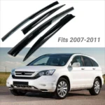 Fit 2007-2011 Honda CRV 3D Mugen Style Vent Window Visors Rain Sun Wind Guards Shade Deflectors - Image 3