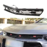 Fit for 2016-21 Chevrolet Camaro ZL1 Trims Front Upper Bumper Grille LED (Black)