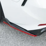 Fit 2018-2024 Toyota Camry TRD Style LED Brake Light Gloss Black Rear Diffuser & Corner Splitters - Image 17